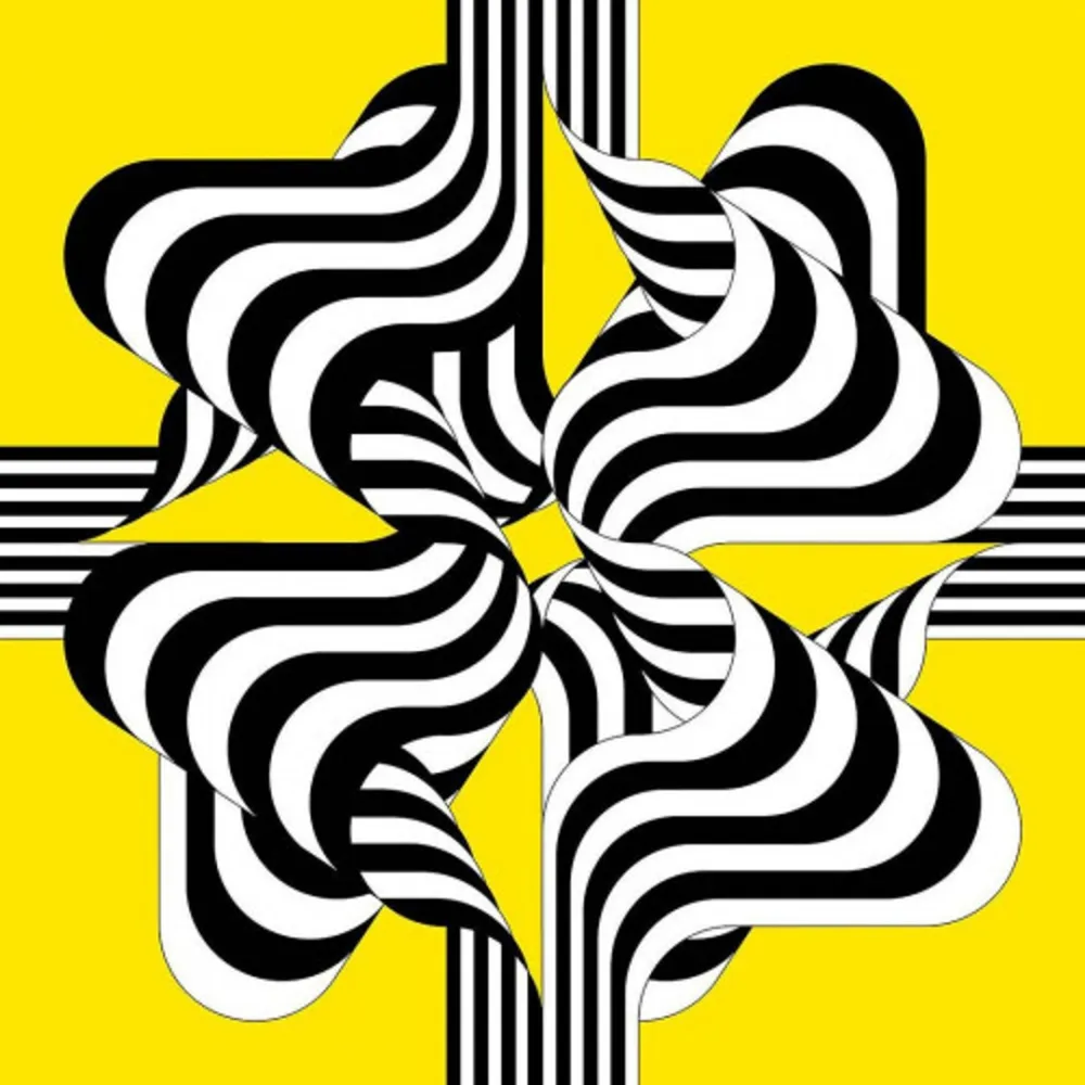 石版画 Le Parc - Larga marcha, 4 bifurcaciones, 1