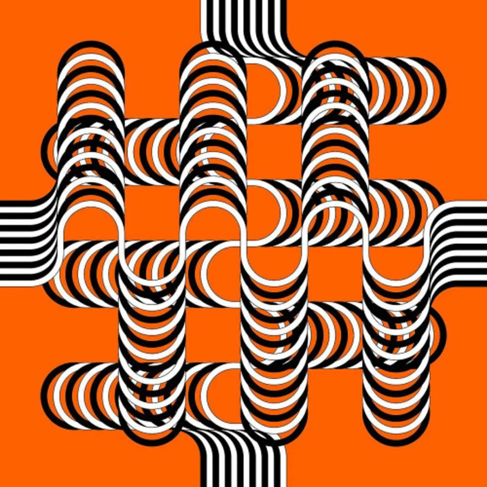 石版画 Le Parc - Larga marcha, 4 bifurcaciones, 12