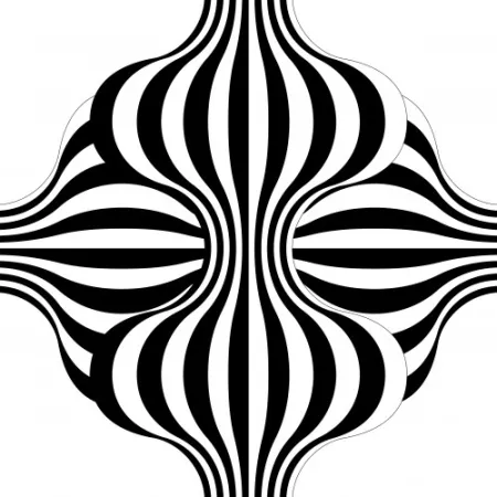 石版画 Le Parc - Larga marcha, 4 bifurcaciones, 3