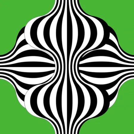 石版画 Le Parc - Larga marcha, 4 bifurcaciones, 3