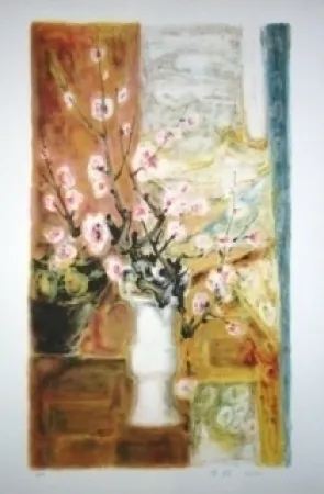 石版画 Lê Phô - Fleur de Pommier