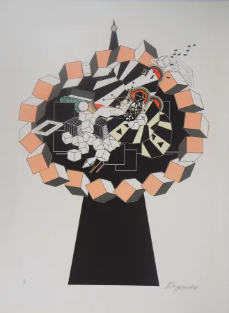 石版画 Le Yaouanc - Korkozégone