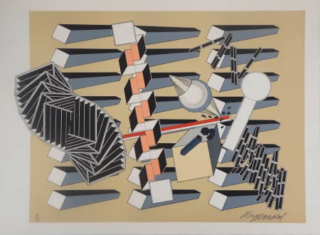 石版画 Le Yaouanc - L'univers infini