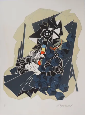 石版画 Le Yaouanc - Monutens