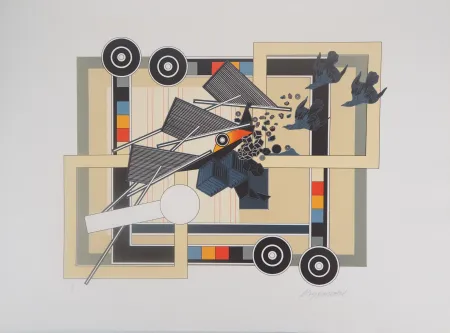 石版画 Le Yaouanc - Tandem