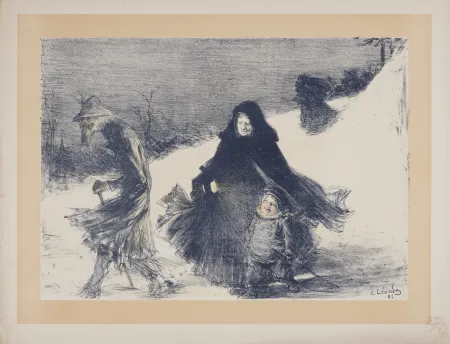 石版画 Léandre - Noël, 1897