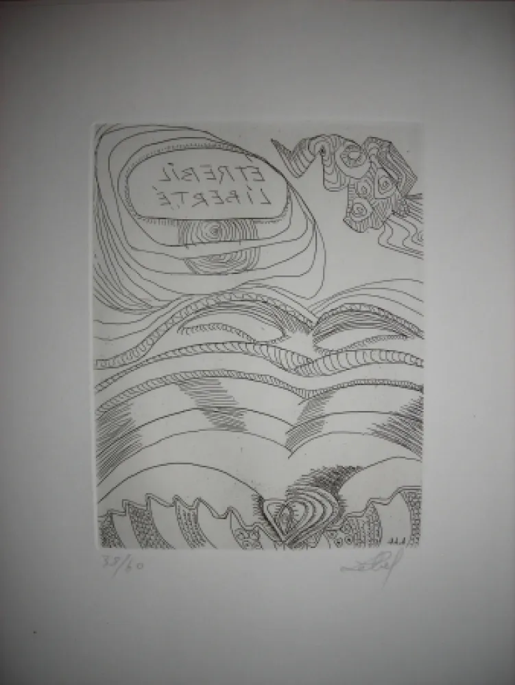 蚀刻版画 Lebel - The international avant garde 2