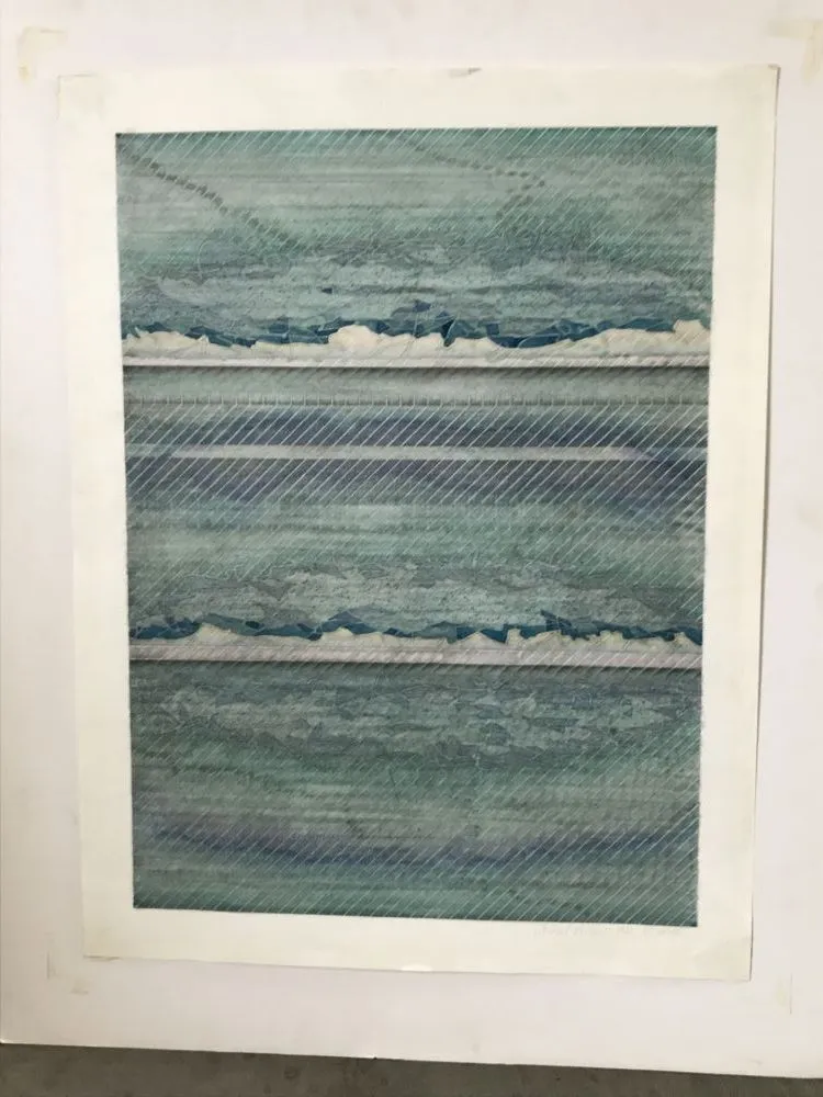 无技术 Lechner - Composition en bleu