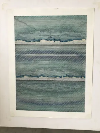 无技术 Lechner - Composition en bleu