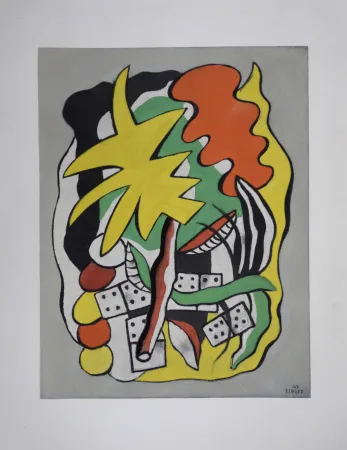 无技术 Léger (After) - Composition aux dominos, circa 1950.