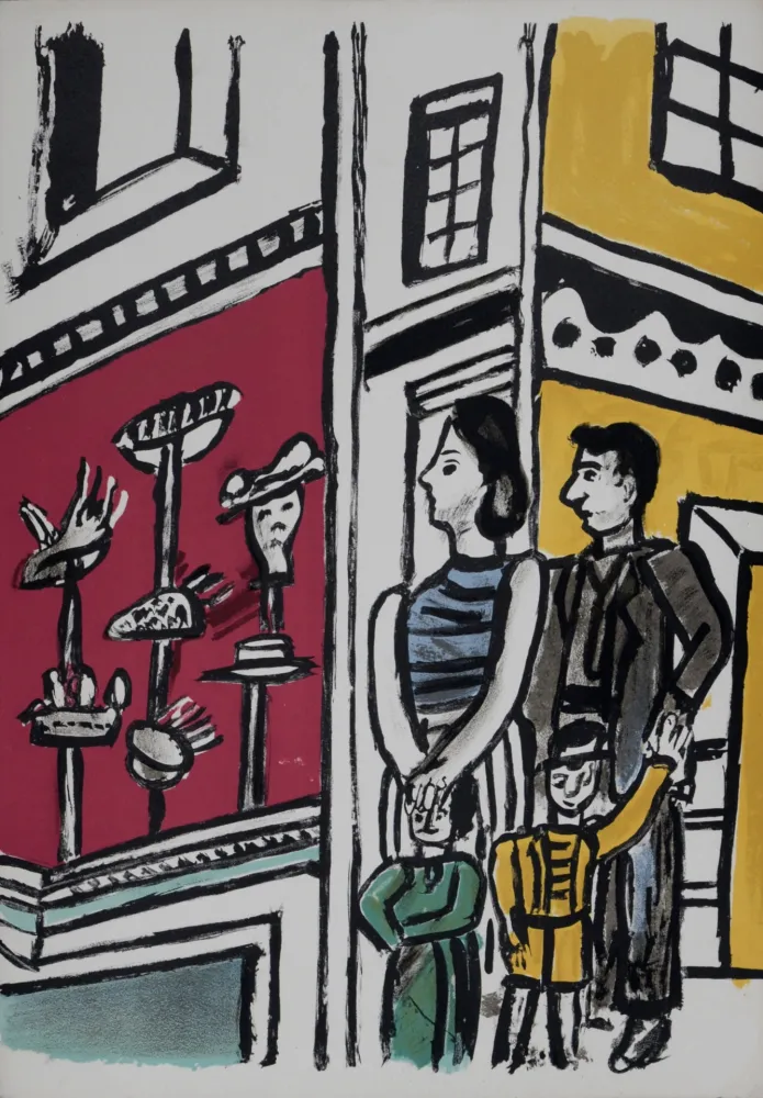 石版画 Léger (After) - La Chapellerie, 1960