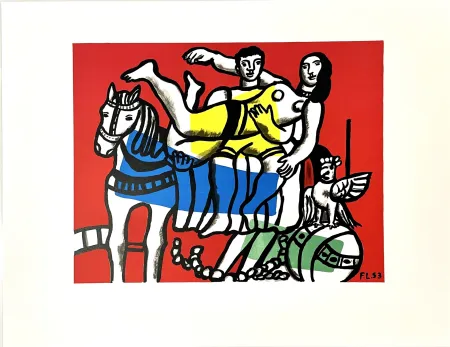 石版画 Léger (After) - Le Cirque