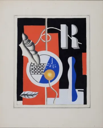 镂版印刷 Léger (After) - Le Coquillage