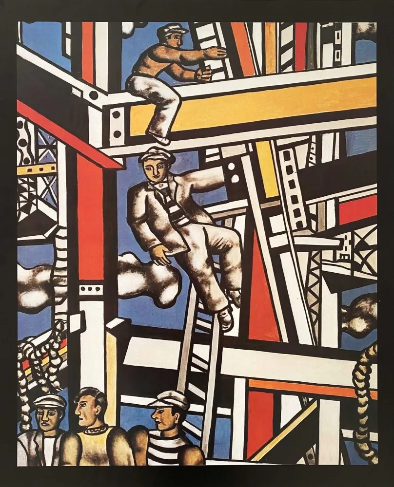 胶版印刷 Léger (After) - Les Constructeurs