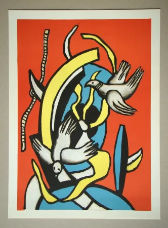 石版画 Léger (After) - Les oiseaux