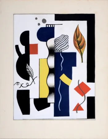 镂版印刷 Léger (After) - Objets dans l'espace