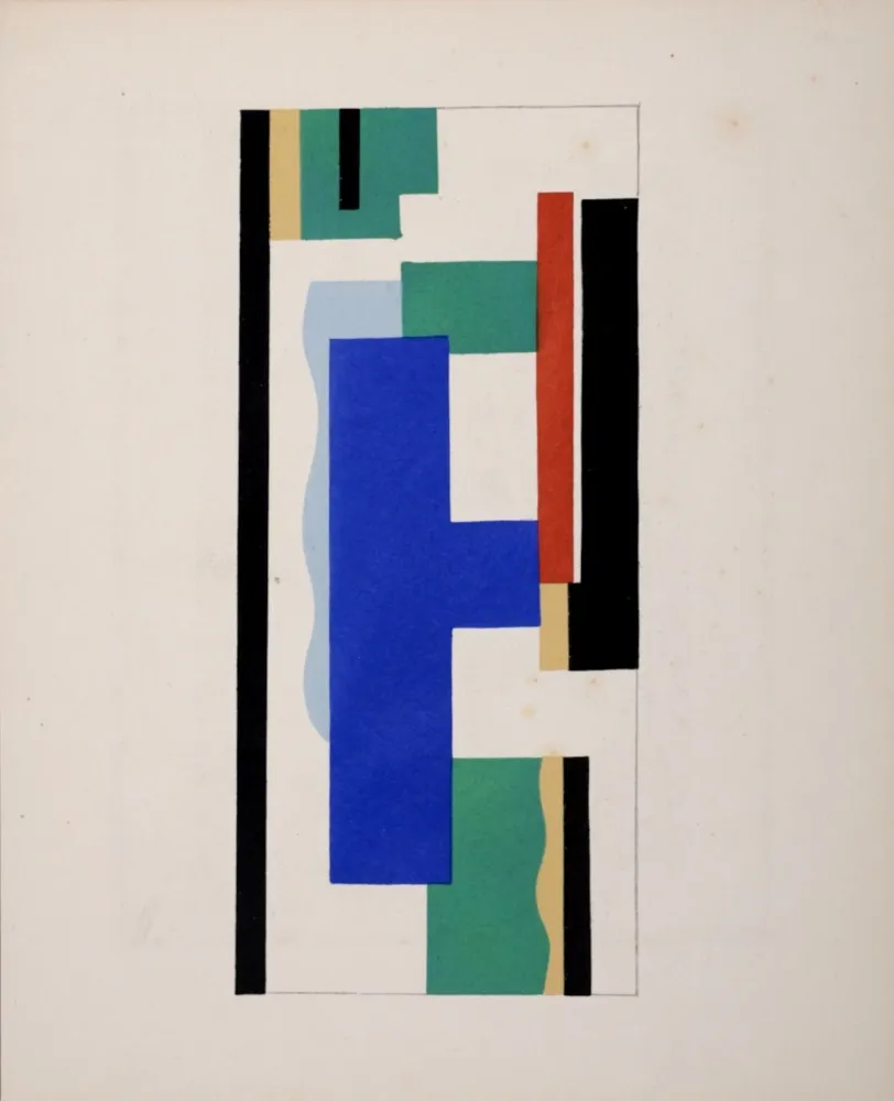 镂版印刷 Léger (After) - Peinture murale