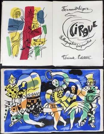 插图书 Leger - CIRQUE. Lithographies originales de Fernand Léger (Tériade 1950)