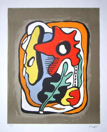 石版画 Leger - Composition