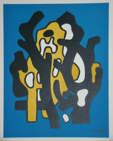 石版画 Leger - Composition