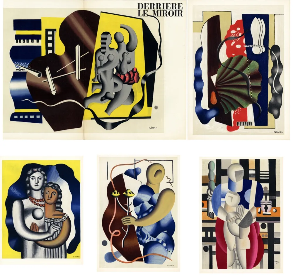 插图书 Leger - DERRIÈRE LE MIROIR N° 79-80-81. FERNAND LÉGER. Octobre 1955