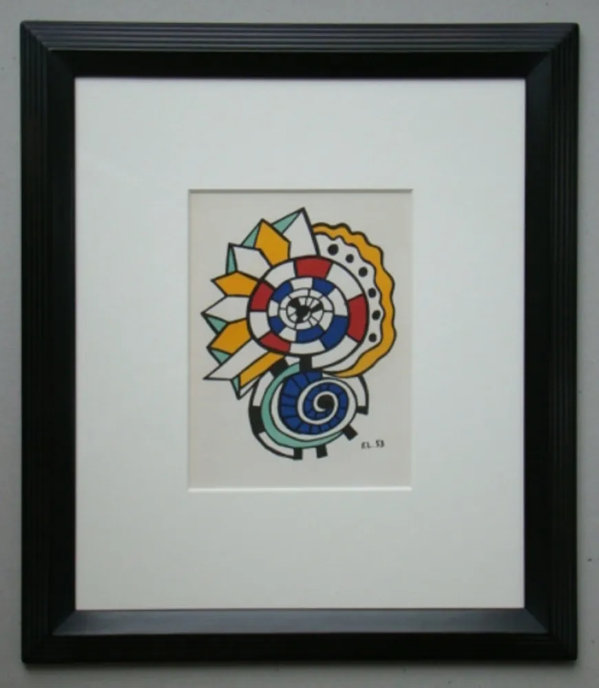 石版画 Leger - Escargot, 1953