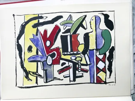 镂版印刷 Leger - Fernand Léger, L'Artiste dans le Studio pochoir