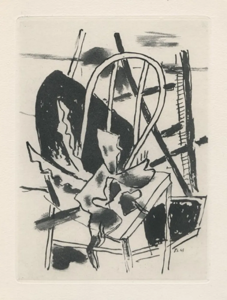 飞尘腐蚀法 Leger - La chaise