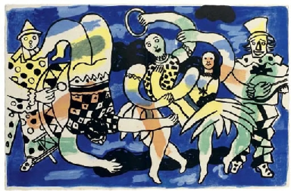 石版画 Leger - Le Cirque