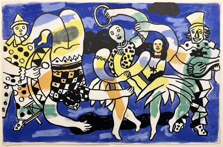 石版画 Leger - LE CIRQUE : LA GRANDE PARADE (1950)