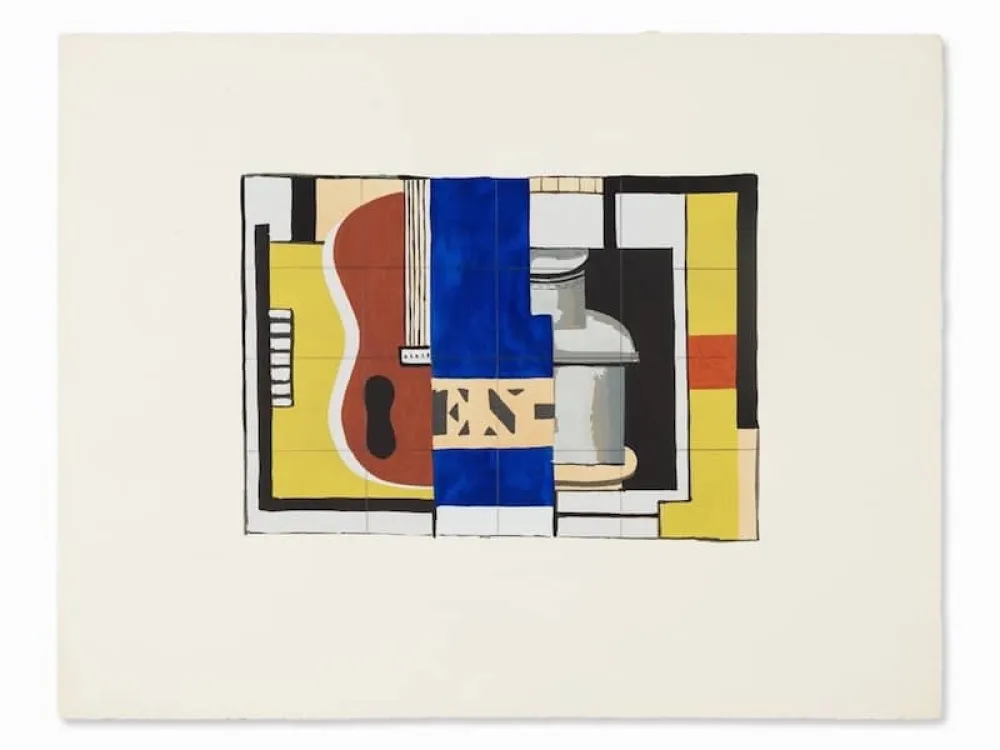 镂版印刷 Leger - L'encrier - 1933. 