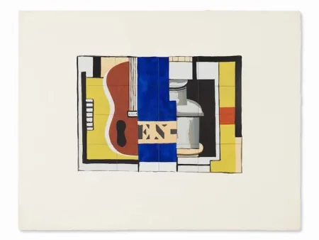 镂版印刷 Leger - L'encrier - 1933. 