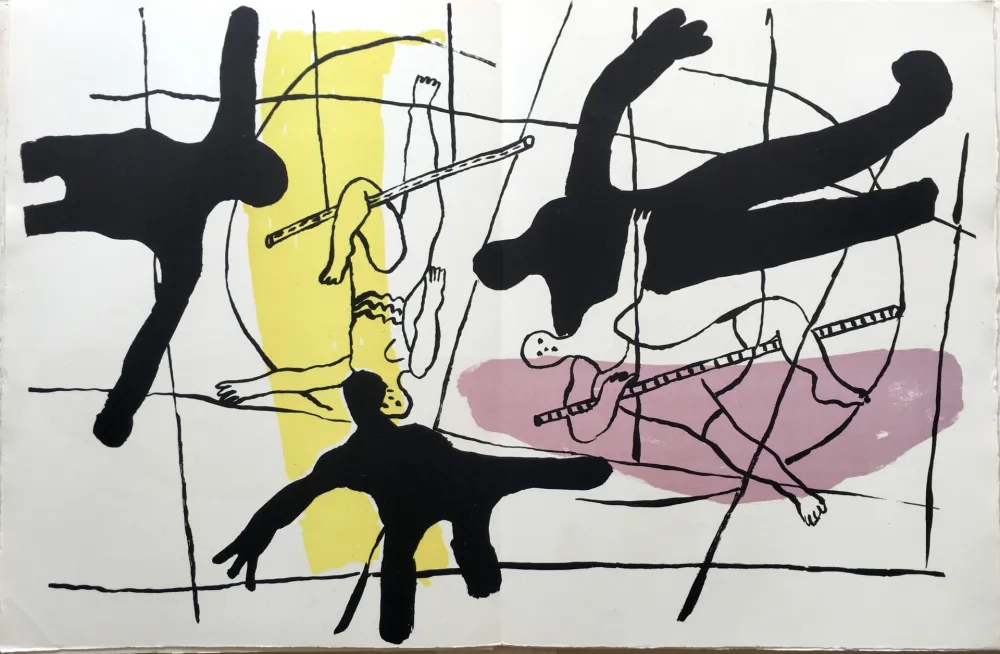 石版画 Leger - LES ACROBATES