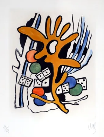 蚀刻飞尘法 Leger - Les Dominos