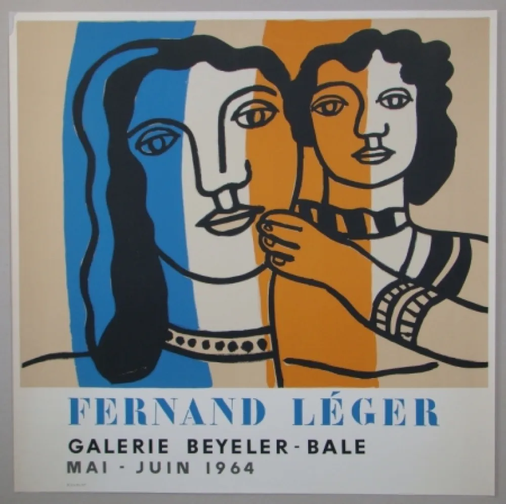 石版画 Leger - Mère et enfant