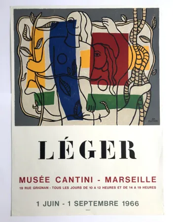 海报 Leger - Musée Cantini / Marseille