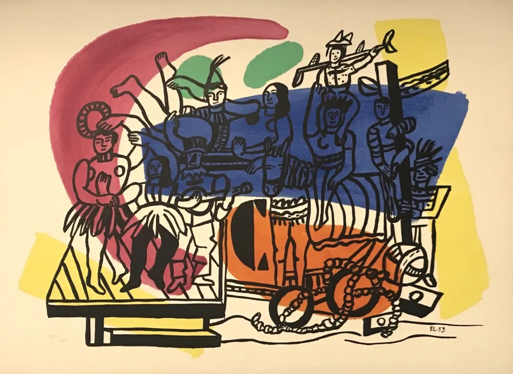 石版画 Leger - Parade