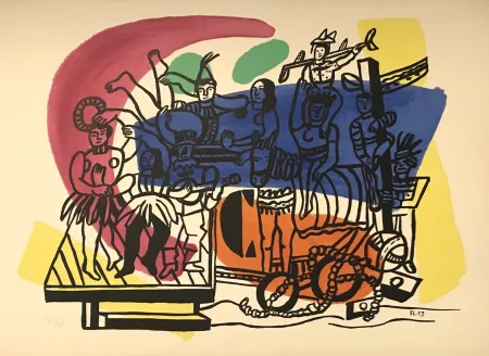 石版画 Leger - Parade