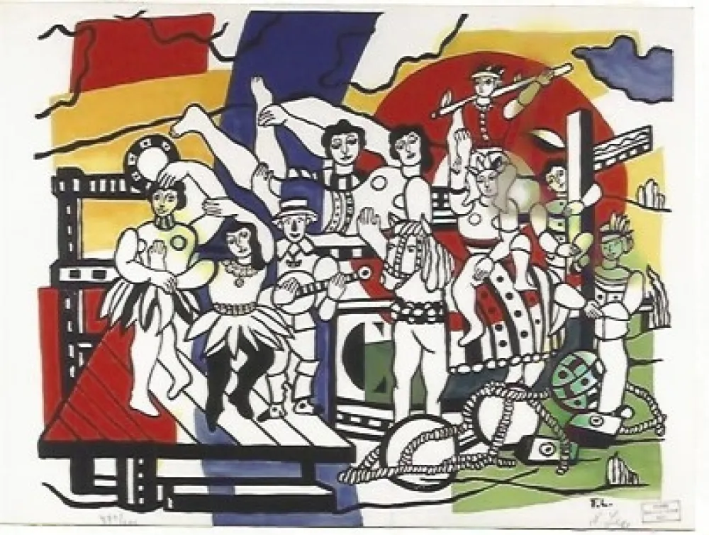 石版画 Leger - The Parade