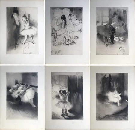 蚀刻飞尘法 Legrand - LA PETITE CLASSE (Album complet du tirage à 30 ex. avec remarques) 1908.