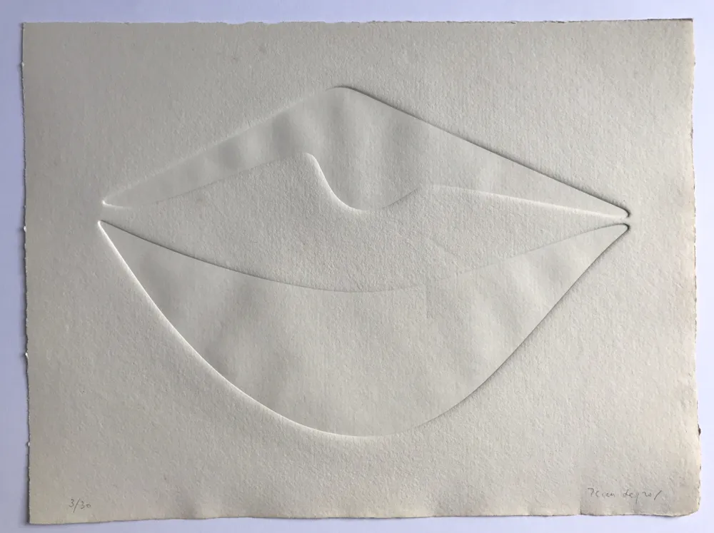 凸版印刷 Legros - Sans titre (relief III)