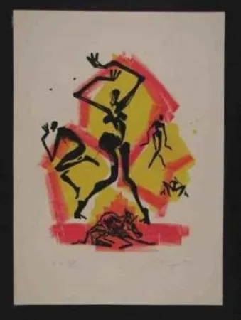 石版画 Leiberg - Sans titre