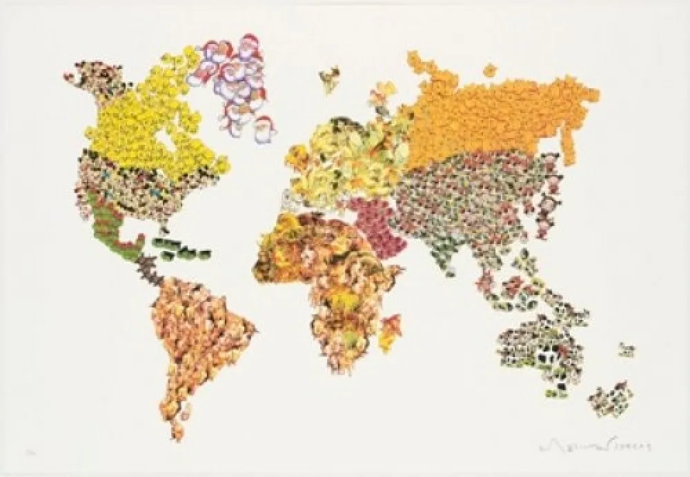 石版画 Leirner - Assim é se lhe parece