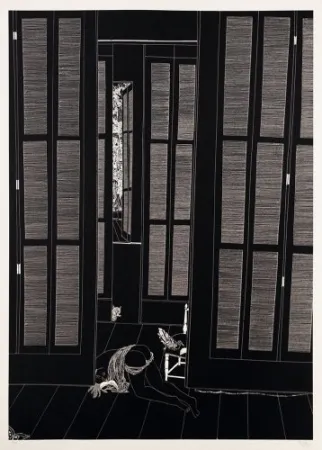 石版画 Leng - Full moon