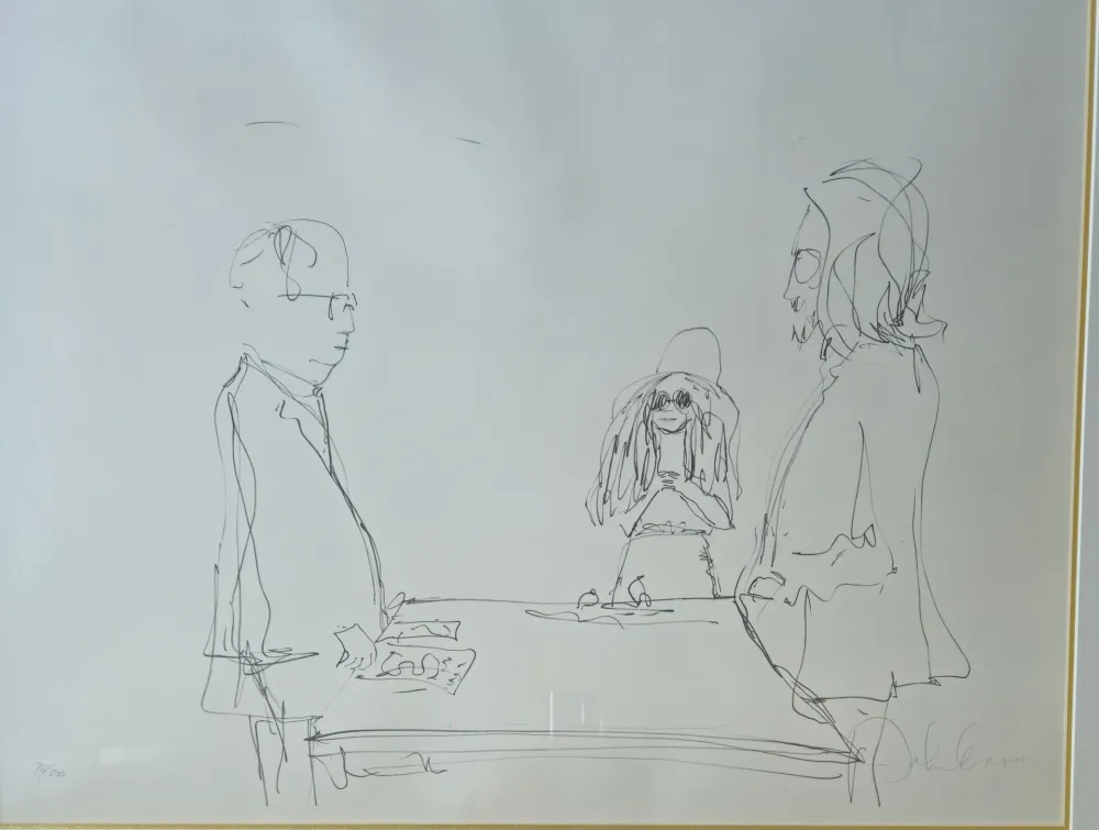 石版画 Lennon -  “I do” , from Bag One Suite