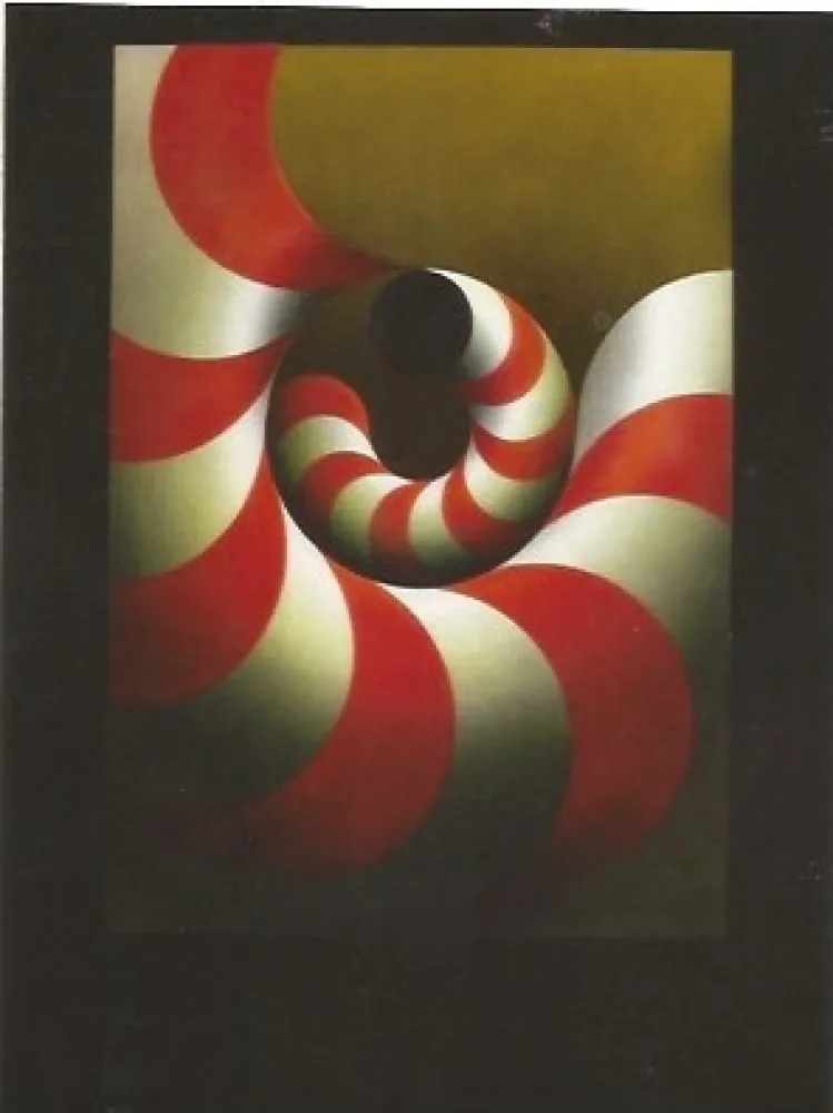 版画 Leparc - Modulation jaune