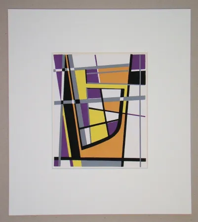 镂版印刷 Leppien - Composition abstrait