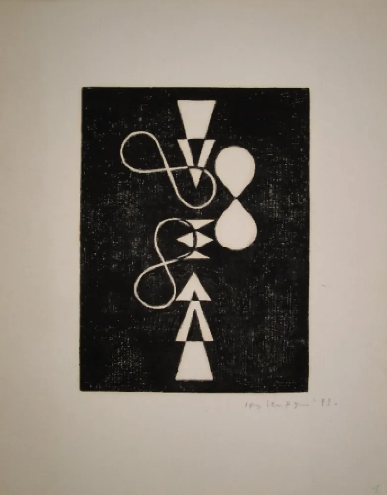 油毡版画 Leuppi - 10 Compositionen