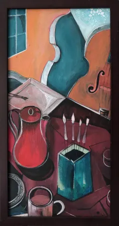 无技术 Levin - Red Melody (original painting from IN THE HEIGHTS / LIN-MANUEL MIRANDA)