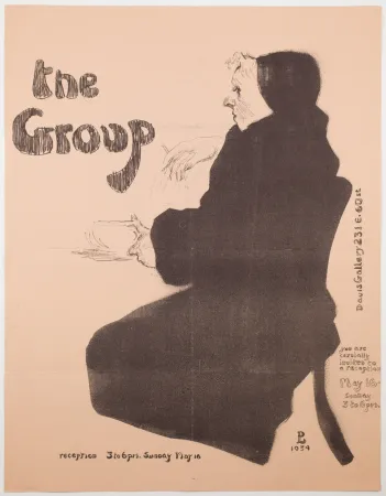 石版画 Levine - The Group